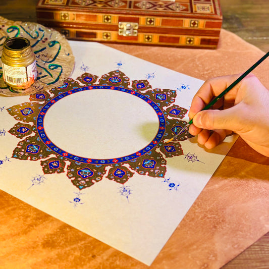 Art de la dorure pour la calligraphie arabe : 3 séances (niveau 1)