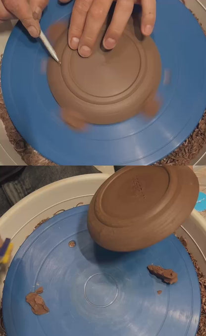 Bowl & Cup on Pottery Wheel: Fire & Glaze Not Included